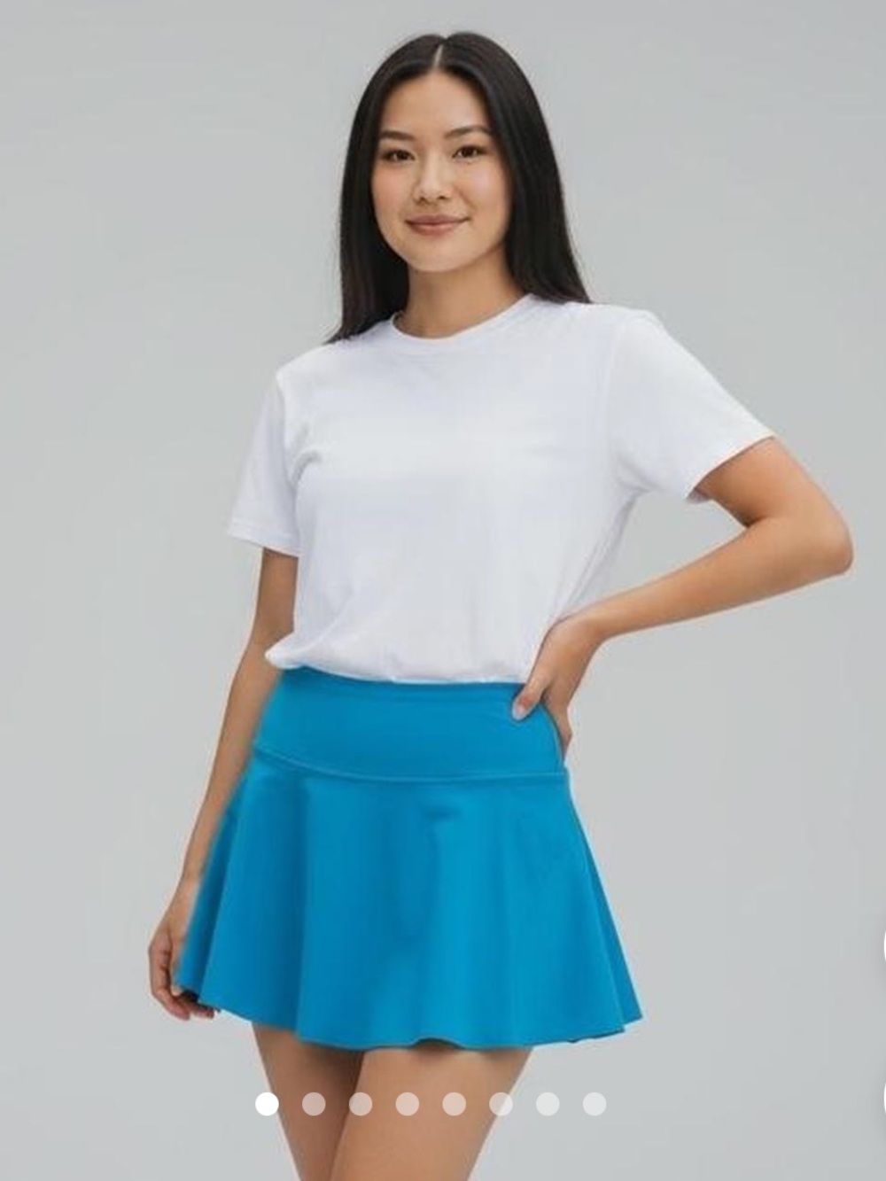Athleta Ace Tennis Skort Bright Teal Circle Skirt